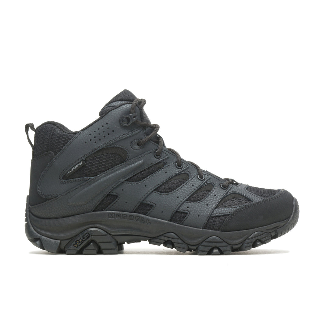 NEW!! MERRELL Moab 3 Mid Tactical Waterproof - Black