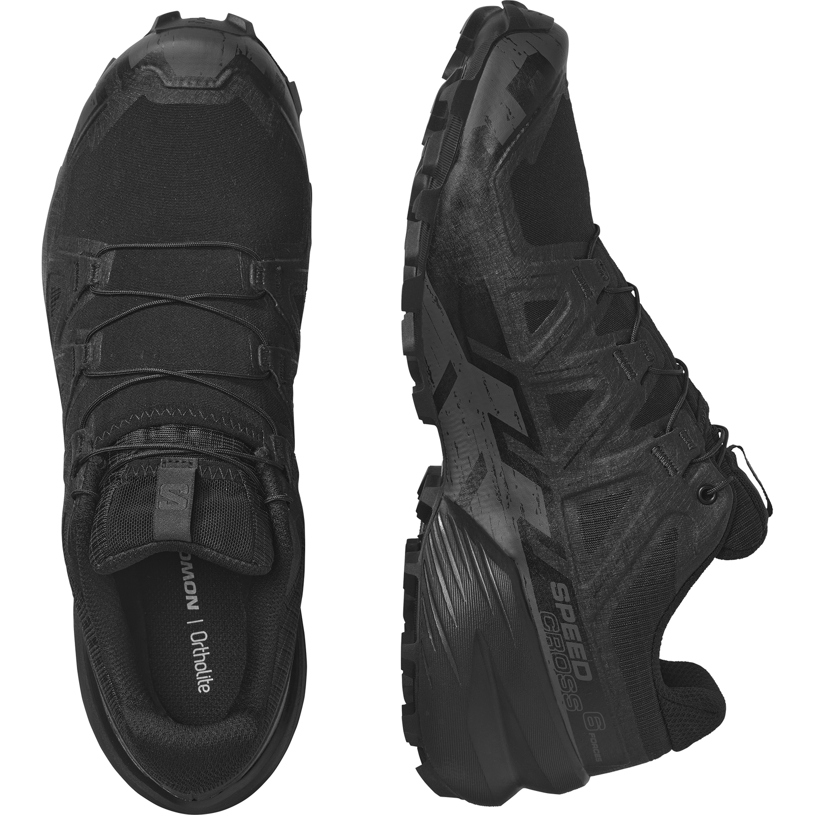SALOMON SpeedCross 6 Forces Black Delta Footwear